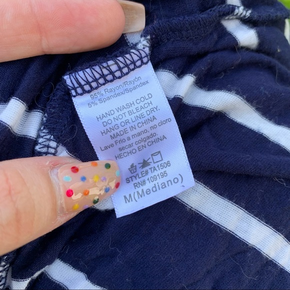 GAL Boss Striped Colorblock Red White Blue Top Medium Soft & comfy! - Picture 7 of 7